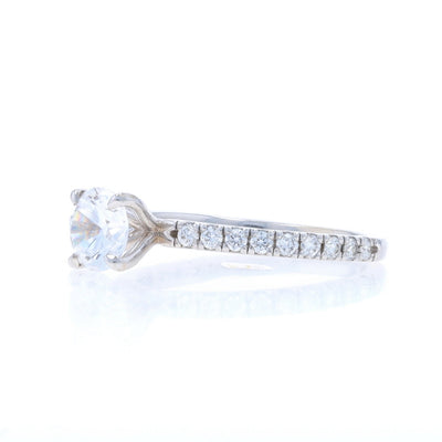 .33ctw Cubic Zirconia (placeholder) and Diamond Ring White Gold