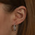 1.01ctw Diamond Earrings White Gold