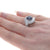 4.18ctw Sapphire and Diamond Ring White Gold