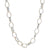 Fancy Link Chain Necklace Sterling Silver