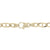 Men's Diamond Cut Anchor Chain Necklace Yellow Gold