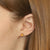 1.40ctw Citrine Earrings White Gold