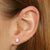 0.64 Diamond Earrings See Description White Gold