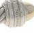 David Yurman Classic Cable 7mm Cuff 0.48ctw Diamond Bracelet Sterling Silver