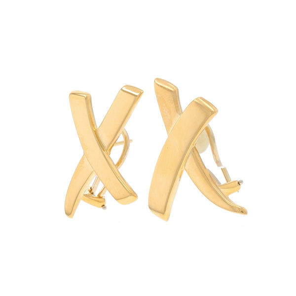 Tiffany & Co. Paloma Picasso Graffiti Extra Large X Earrings
