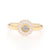 Galatea Pearl and Diamond Ring Yellow Gold