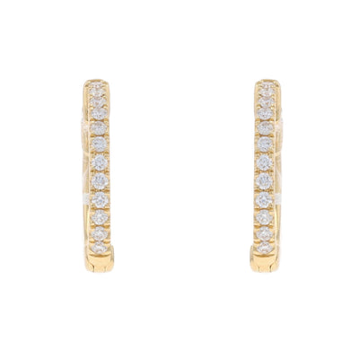.12ctw Diamond Earrings Yellow Gold