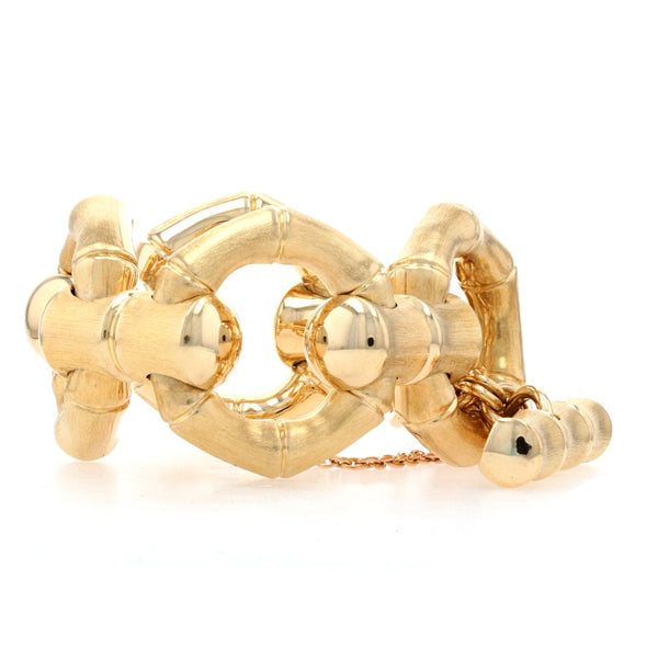 Large Rolling Bracelet in Yellow Gold Carlo Weingrill Online Shop
