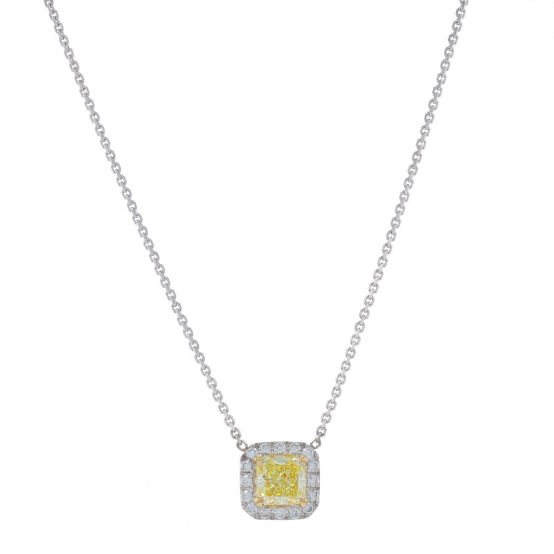 .86ctw Diamond and Diamond Pendant Necklace White Gold