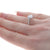 .20ctw Cubic Zirconia and Diamond Ring White Gold