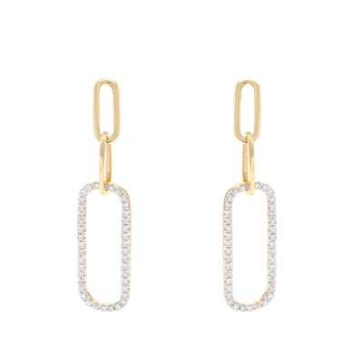 .20ctw Diamond Earrings Yellow Gold