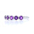 .70ctw Amethyst Band White Gold