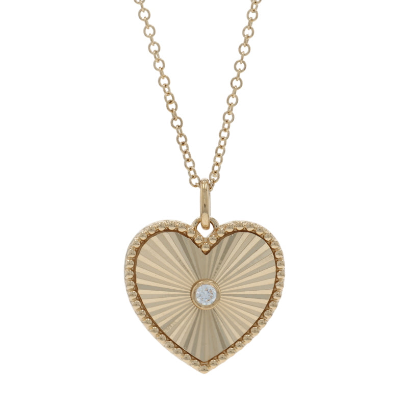 Diamond Pendant Necklace Yellow Gold