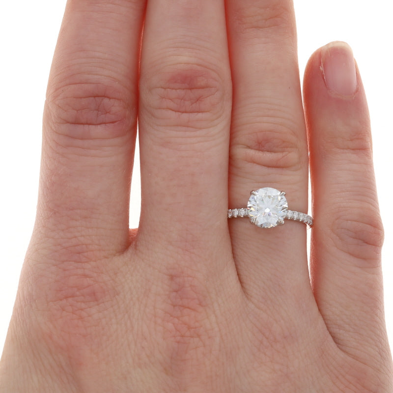 2.43ctw Diamond and Diamond Ring White Gold