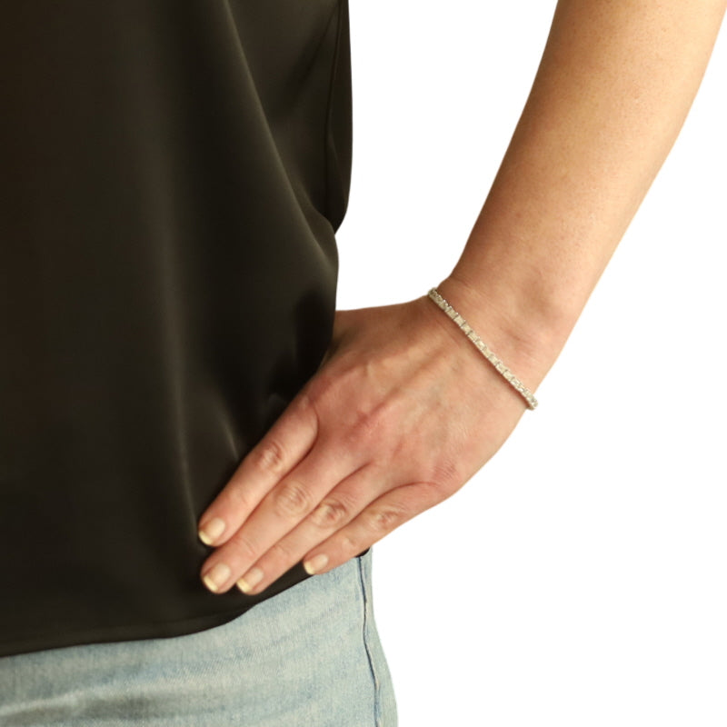 10.00ctw Diamond Bracelet White Gold