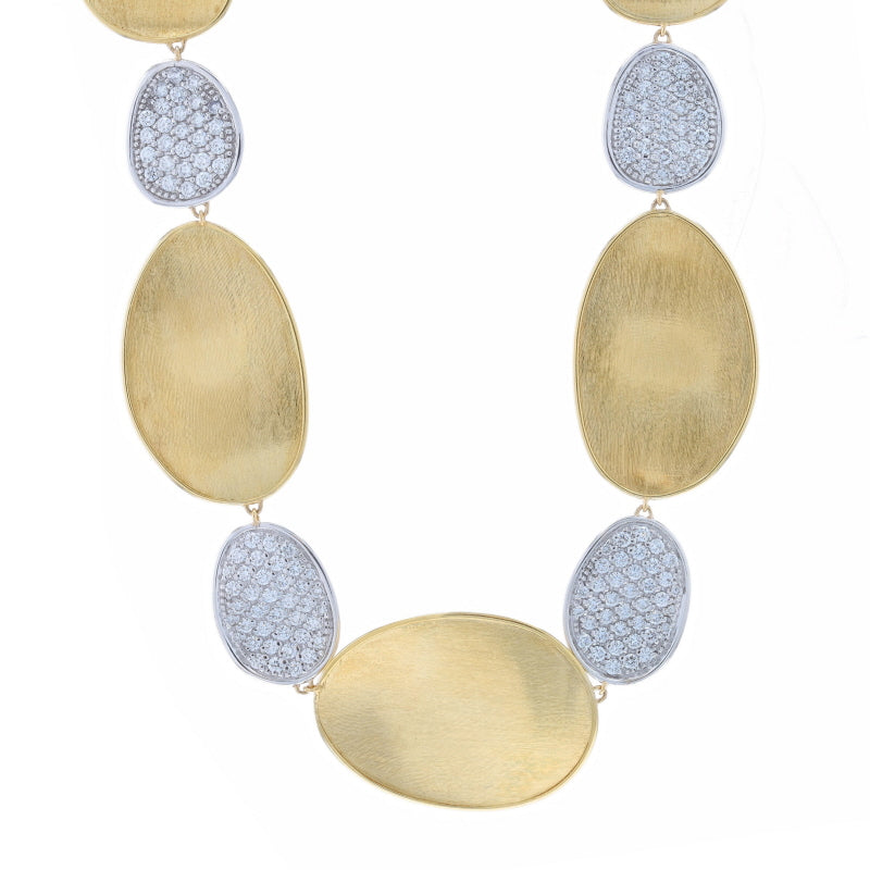 Marco Bicego Lunaria 2.68ctw Diamond Necklace Yellow Gold