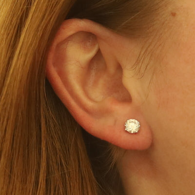 2.02ctw Diamond Women's Earrings White Gold