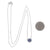 1.40ctw Sapphire and Diamond Pendant Necklace White Gold