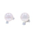Diamond and Cultured Freshwater Pearl Earrings White Gold