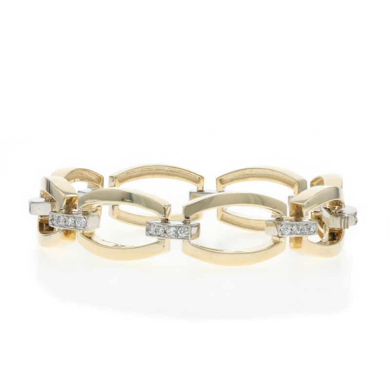 .80ctw Diamond Bracelet Yellow Gold