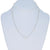 Cultured Freshwater Pearl Cable Necklace White Gold