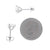 1.82ctw Diamond Earrings White Gold