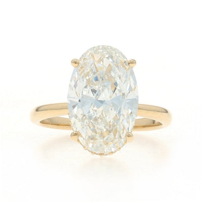 4.95ctw Diamond and Diamond Women's Ring Yellow Gold
