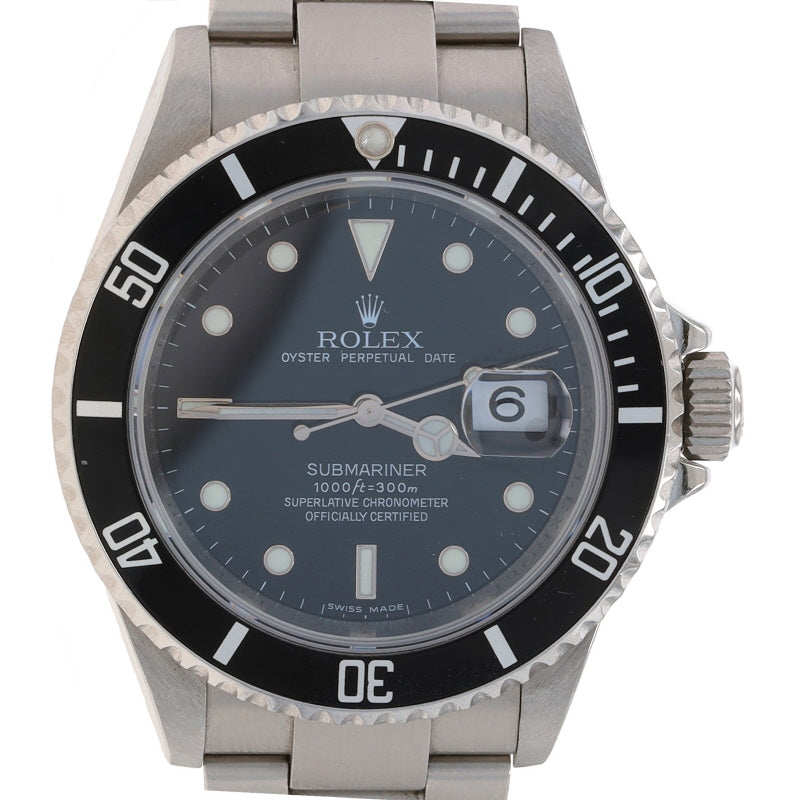 Rolex Oyster Perpetual Submariner Men's Watch 16610 Stainless Steel Automatic