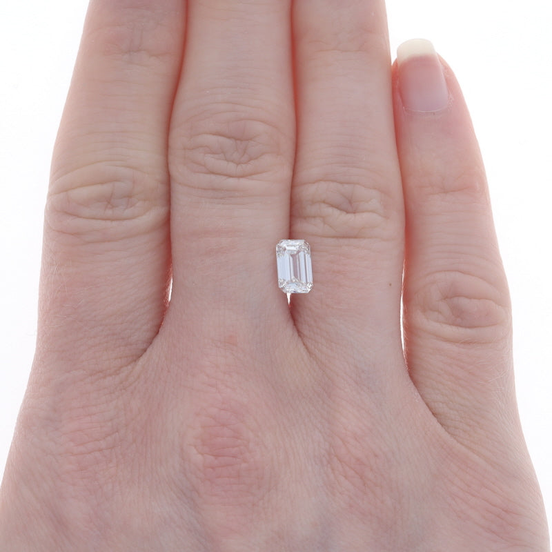 1.34ct Emerald Diamond IGI