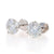 6.24ctw Diamond Earrings White Gold