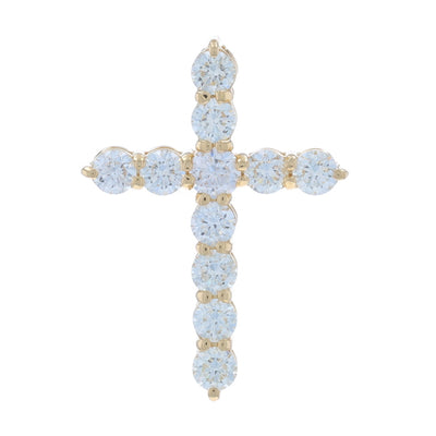 .83ctw Diamond Pendant Yellow Gold