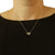 1.72ctw Aquamarine and Diamond Diamond Cut Cable Chain Pendant Necklace Yellow Gold