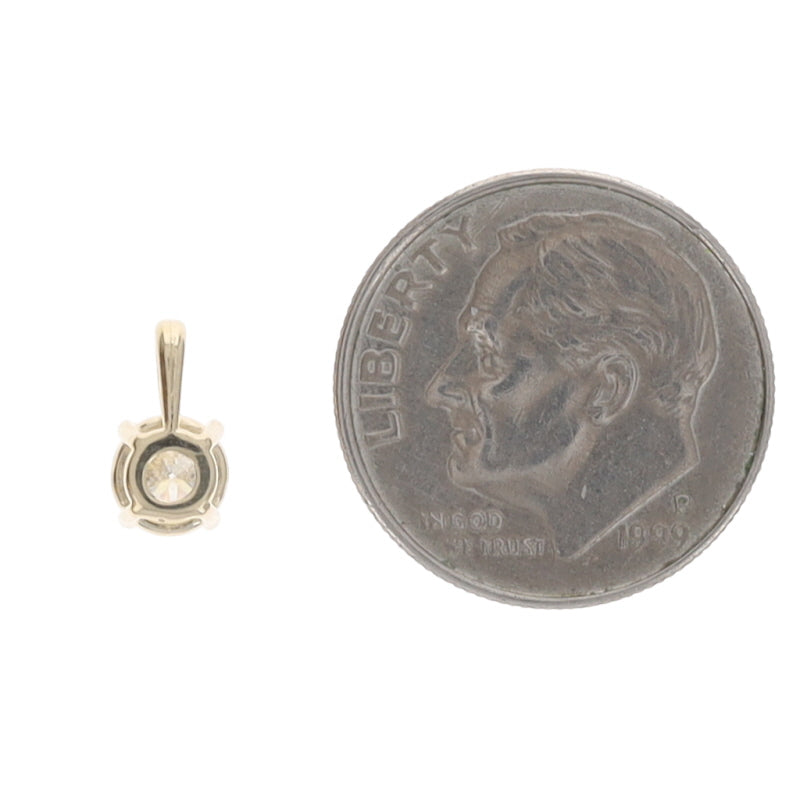 .38ct Diamond Pendant Yellow Gold