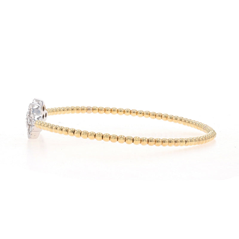 .96ctw Diamond Bracelet Yellow Gold