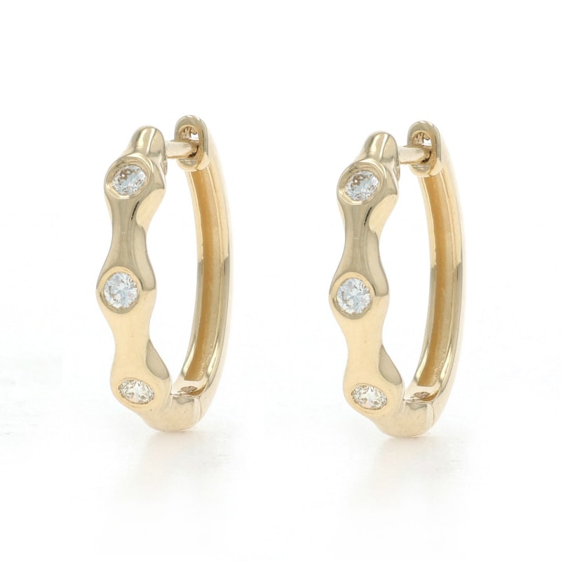 .20ctw Diamond Women's Earrings Yellow Gold