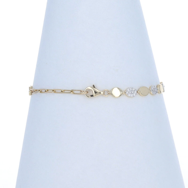 .54ctw Diamond Bracelet Yellow Gold