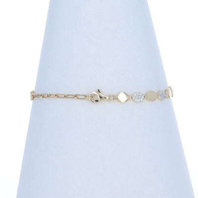 .54ctw Diamond Bracelet Yellow Gold