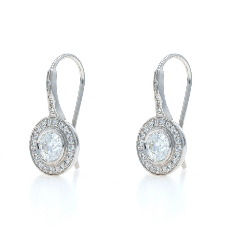 1.60ctw Diamond Earrings White Gold