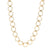 Fancy Link Chain Necklace Yellow Gold