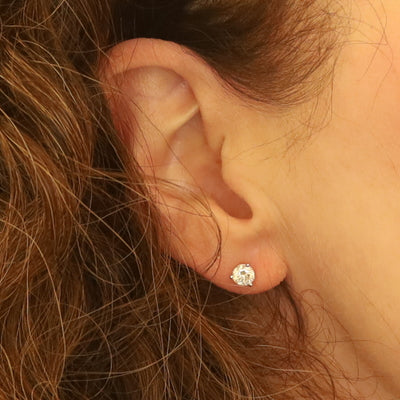 1.00ctw Diamond Earrings White Gold