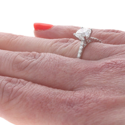 1.79ctw Diamond and Diamond Women's Ring White Gold