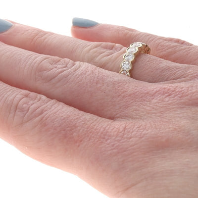1.00ctw Diamond Women's Band Yellow Gold