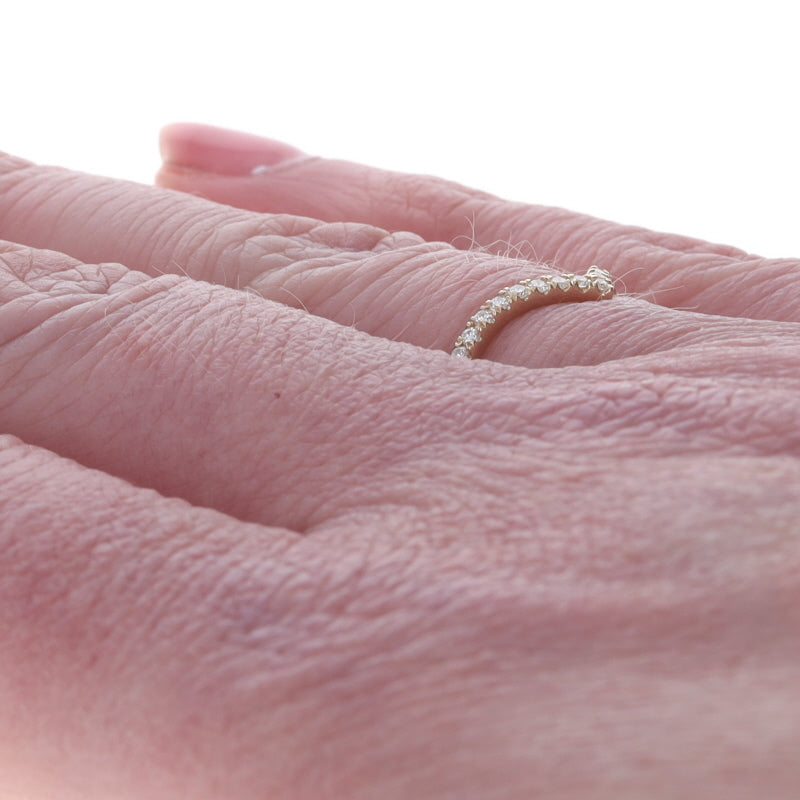 Diamond Band Yellow Gold