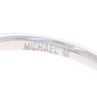 Michael M .63ctw Cubic Zirconia (placeholder) and Diamond Ring White Gold