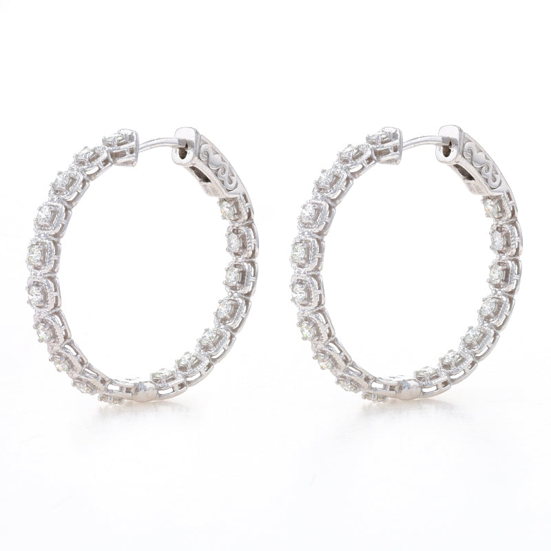 .90ctw Diamond Earrings White Gold
