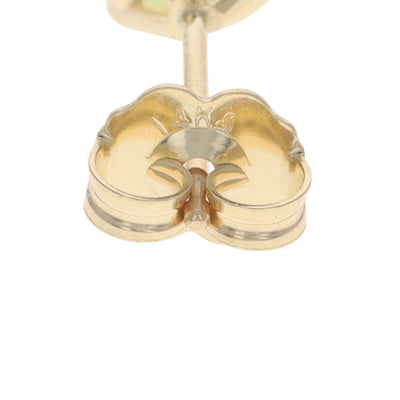 1.89ctw Peridot Earrings Yellow Gold