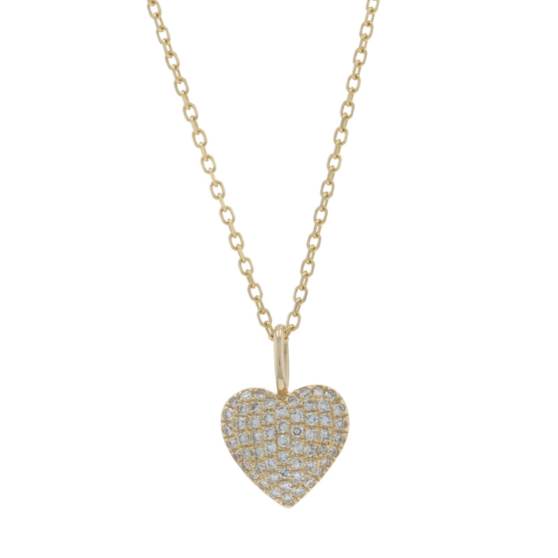 .13ctw Diamond Pendant Necklace Yellow Gold