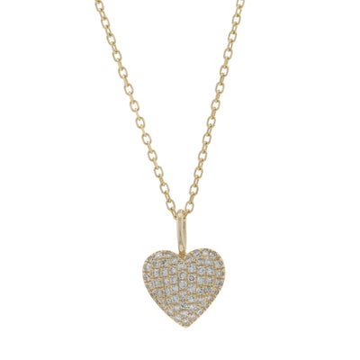 .13ctw Diamond Pendant Necklace Yellow Gold