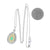 2.75ctw Diamond Pendant Necklace White Gold