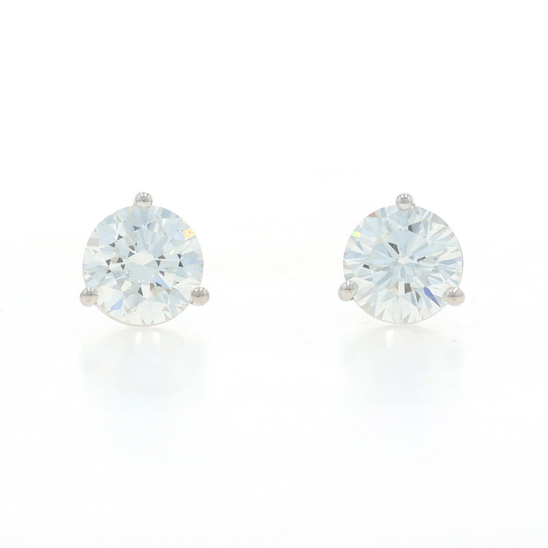 2.60ctw Diamond and Diamond Earrings White Gold